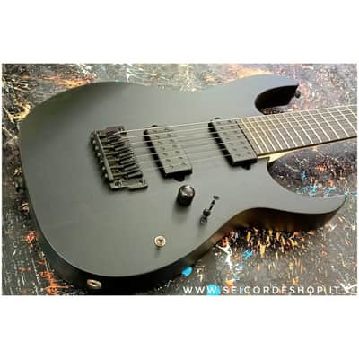 Ibanez RGIXL7-BKF Iron Label Black Flat image 8