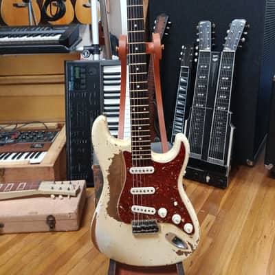 Fender 1961 Stratocaster Heavy Relic 2013 Masterbuilt (John Cruz) - Olympic White image 3