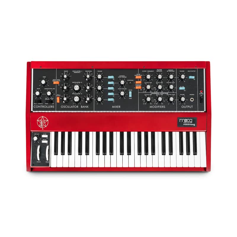 Moog Geddy Lee Minimoog Model D 44-Key Monophonic Synthesizer image 1