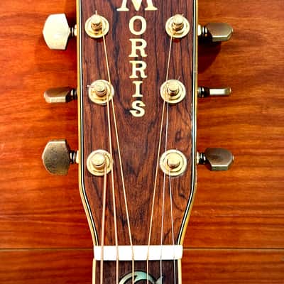 Morris W-65M "Tree of Life" 1970s MIJ Acoustic Natural W/HARD CASE image 8