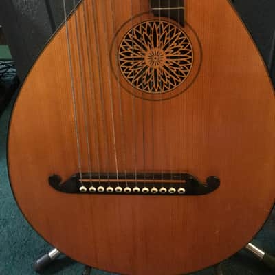 Crafton Swedish Lute 1950 Natural Mahogany image 3