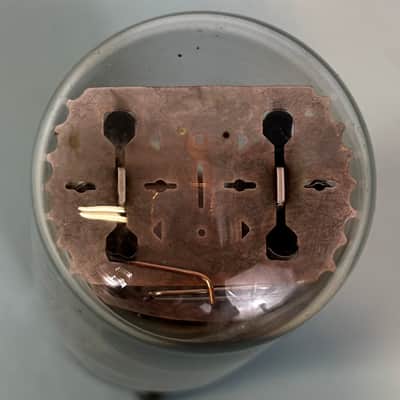1962 RCA 5R4GYB Vintage Brown Base Black Plate Side D Getter Rectifier Tube!T470 image 5