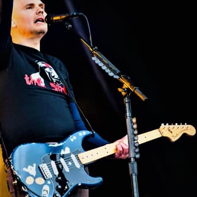 Custom-built, hand-painted, Billy Corgan (Smashing Pumpkins) “Ghost” guitar image 8