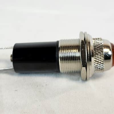 Insung LM-001-3 Amber Amplifier Panel Mount Jewel Pilot Light Assembly W/ Bulb image 3