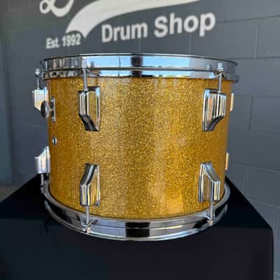 Vintage Rogers Holiday Series 9x13 Rack Tom in Gold Sparkle image 3