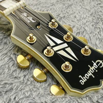 2008 made Epiphone CHINA Les Paul Custom Alpine White Qingdao Made in China image 22