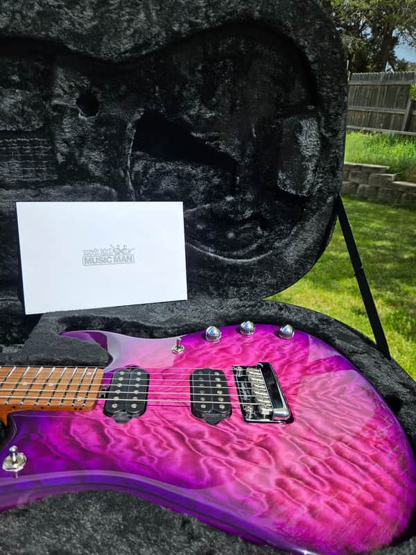 Ernie Ball Music Man JP15 2025 - Purple Maple Quilt image 1