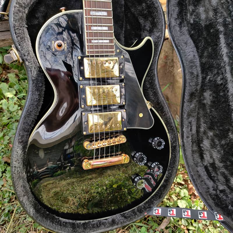 Epiphone Les Paul Custom Black Beauty 3-Pickup | Reverb