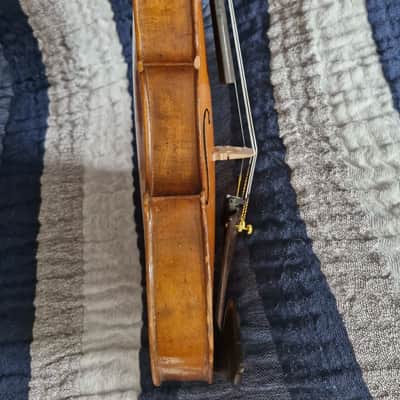 Eduard Soukup Louny handmade antique 3/4 Violin - brown varnish image 11