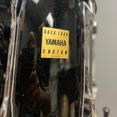 Yamaha 12x14” ROCK TOUR CUSTOM 1990’s  - Black Sparkle image 2