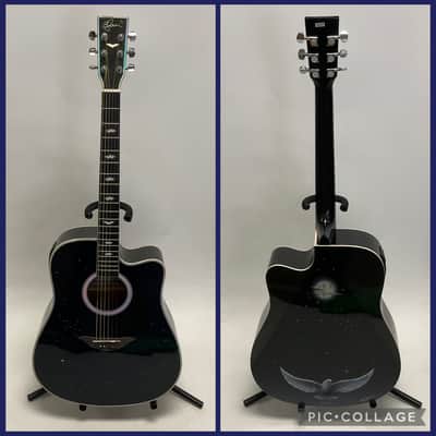 2008 Esteban Celestial Night Limited Edition Acoustic/Electric Guitar image 2