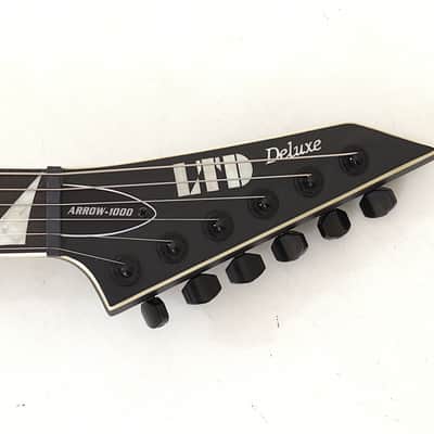 ESP LTD ARROW-1000NT Charcoal Metallic Satin Guitar B-Stock 0576 image 4