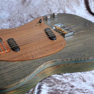 Build to order GB Liuteria Traditional Tele - Green open pore image 10