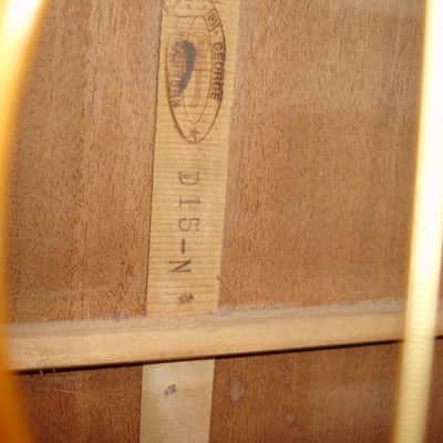 Vintage Washburn D15 Acoustic Guitar, Natural image 4