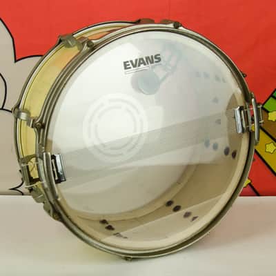 Vintage 1940's Leedy Snare Drum , Marine White Pearl, 6.5" x 14" image 7