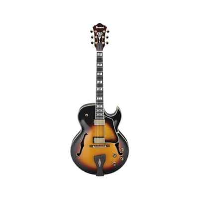 Ibanez George Benson Signature 6-String Electric Guitar with Case (Right-Handed, Vintage Yellow Burst) image 1