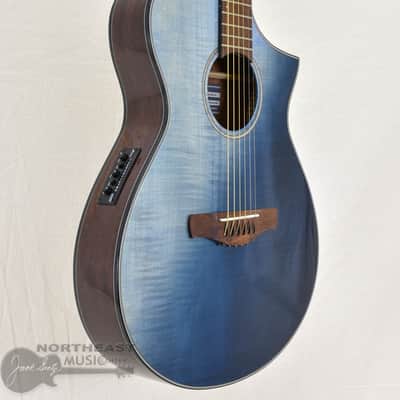 Ibanez AEWC32FM Acoustic/Electric Guitar - Indigo Sunset Fade image 1