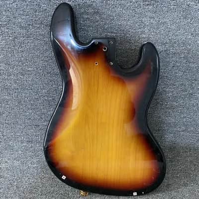 Lefty Tobacco Burst 4 String Jazz Bass Style Body image 7