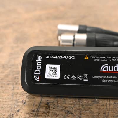 Audinate ADP-AES3-AU-2X2 Dante AVIO 2x2 AES3/EBU Adapter CG008WC image 11