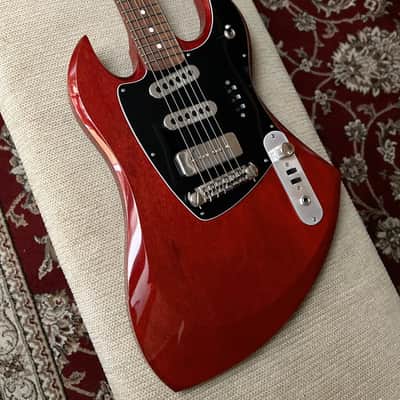 MotorAve Guitars LeMans Custom Transparent Cherry 2021 w/ Mono Case image 3