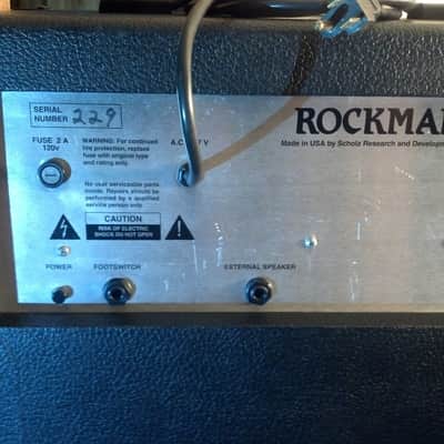 ROCKMAN A12-50 GUITAR AMPLIFIER W/ ULTIMATUM DISTORTION VERY RARE 500 EVER MADE (TOM SCHOLZ -BOSTON image 4