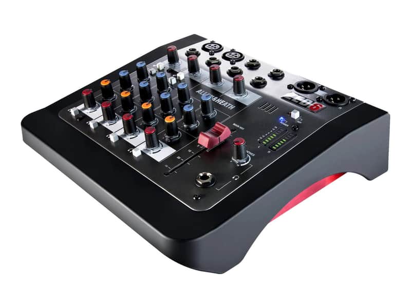Allen & Heath ZED-6 Compact Analog Mixer 6 Input 2 Band EQ Hi Z MINT image 1