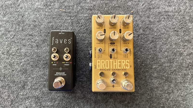 Chase Bliss Audio Brothers Analog Gain Stage 2017 - 2018 - Gold image 1