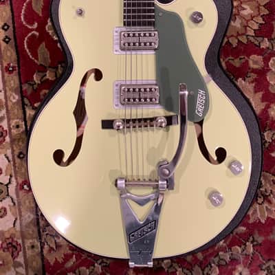 Gretsch G6118T Anniversary 2011 Smoke Green w/ B6 Bigsby and case image 1