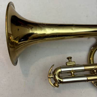 King / H.N. White Cleveland Superior Cornet— Early 1960s — Very Good, Case & Brushes image 5