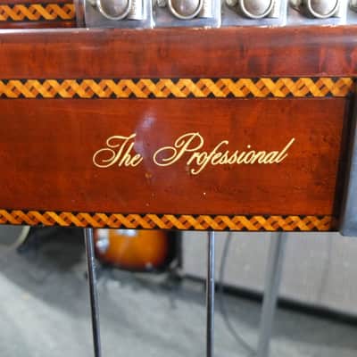 Sho Bud The Professional D10 Double 10 string Pedal Steel Guitar 1972 - Transparent Brown image 4