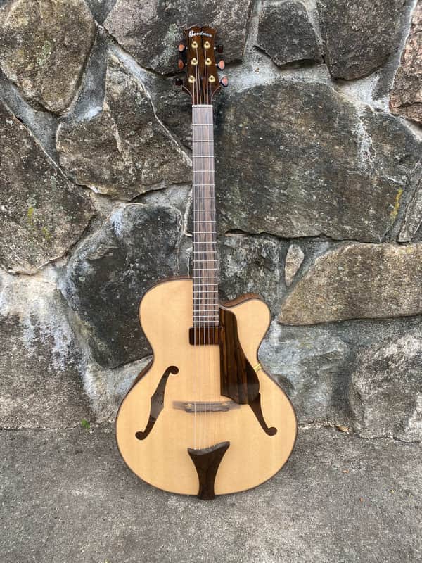 Goodman 16" Archtop 2022 Natural -Rare Koa back,sides and neck and Sitka spruce top. image 1