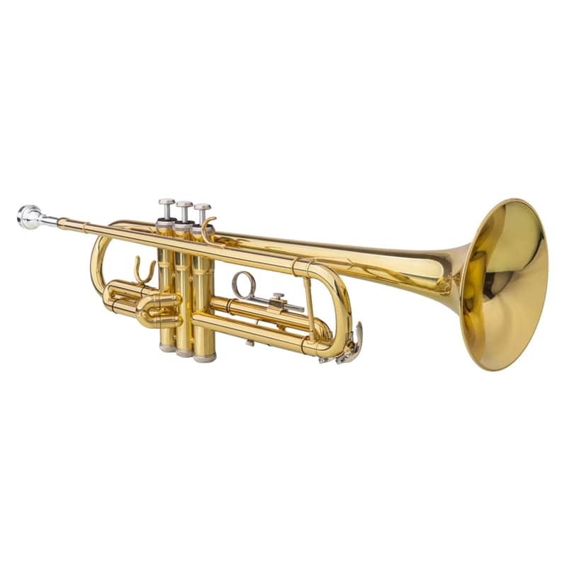 Drop B Tone Adjustable Trumpet Gloves Set Plaint Golden-SY05103250 image 1