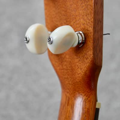 2001 G String Ukulele Co. Koa Soprano Ukulele Hawaiian Style Tattoo Laser Engraving image 12