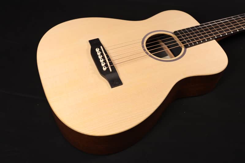 Martin Little Martin LX1 Acoustic Guitar with Gig Bag, Sitka Spruce and Mahogany HPL Construction, Modified 0-14 Fret, Modified Low Oval Neck Shape 417 image 1