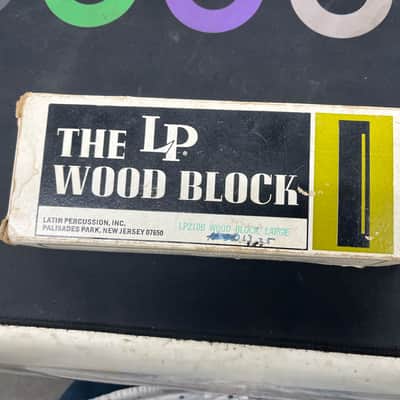 Latin Percussion LP210B Large Wood Block 70's W/ Box image 6