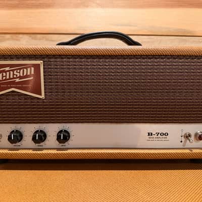 Benson Amps B700 700-Watt 1x15" Bass Amp Half Stack - Aged Tweed 2026 image 2