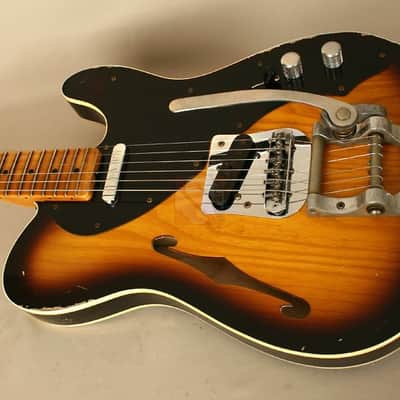 Fender Custom Shop Masterbuilt Telecaster '69 Thinline Bigsby 2012 2 Color Sunburst image 15