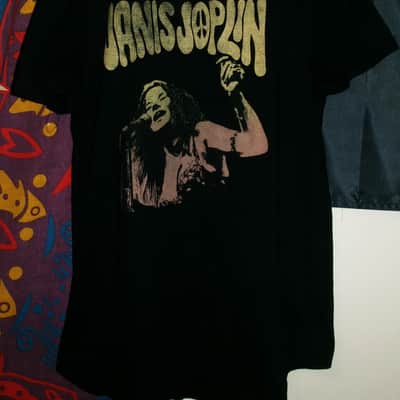 janis joplin peace sign s women tee - texas kozmic blues rock big brother pearl try image 2