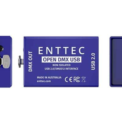 Enttec Open DMX USB 70303, 1 Universe Lighting Interface - Entry Level [Open Box] - Single image 4
