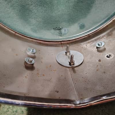 Ludwig 14" Timbale (Keystone Badge) 1960's - Chrome Over Steel image 7