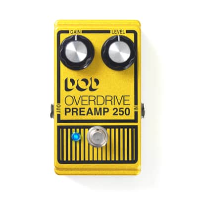 DOD Overdrive Preamp 250 2023 - Yellow image 1