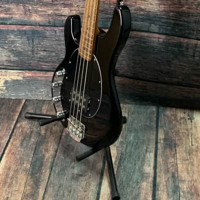 Ernie Ball Music Man Left Handed StingRay Special H 4 String Electric Bass - Black image 4