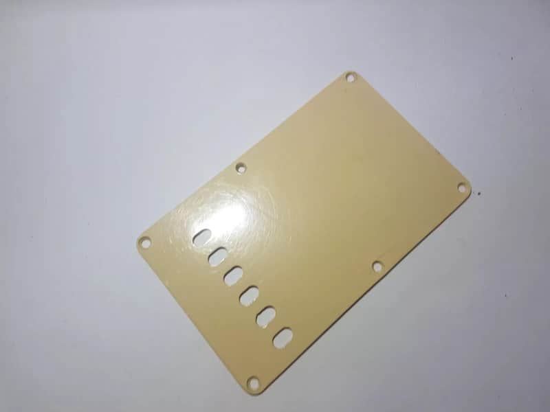 1962 FENDER STRATOCASTER TREMOLO BACK PLATE / COVER USA image 1