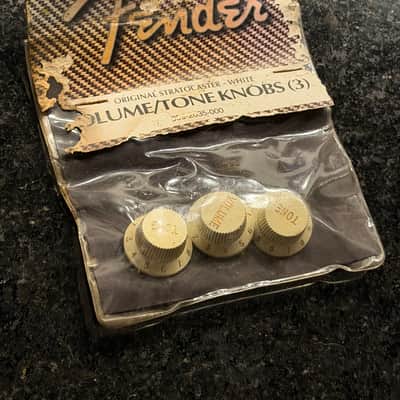 1980s Fender Stratocaster Knobs In Original Packaging image 1
