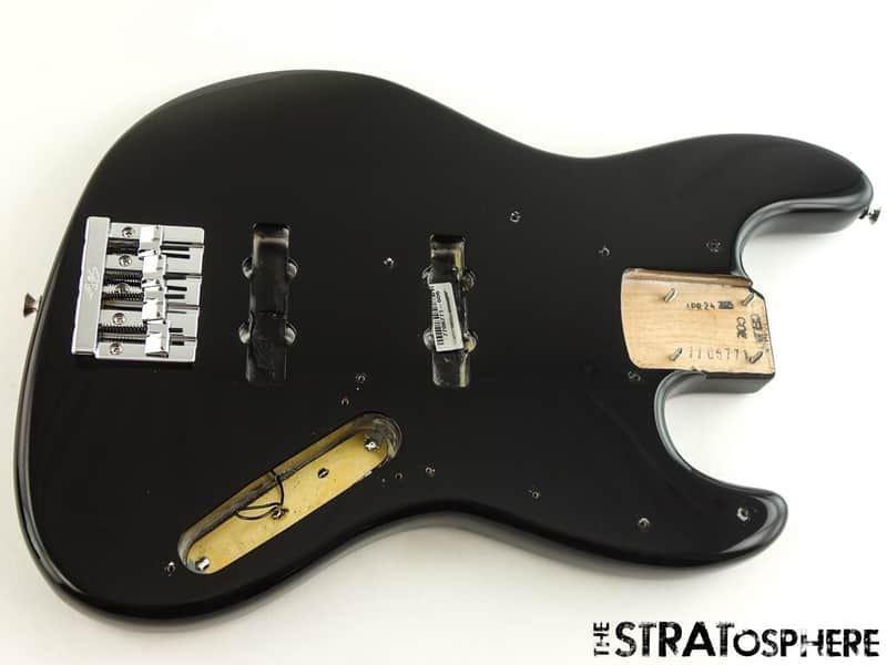 Fender USA Geddy Lee Jazz Bass BODY & HARDWARE Badass Bass Black image 1