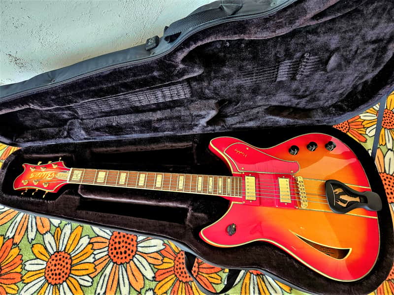 ONG Blues Guitar Muddy 2000 - Cherry Sunburst image 1