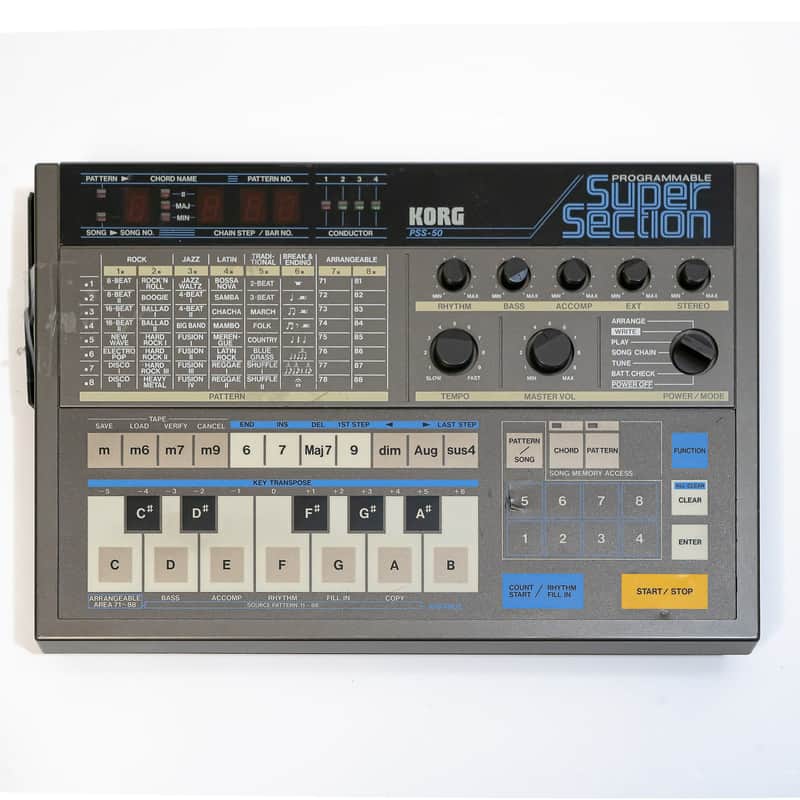 Korg PSS-50 Programmable Super Section Synthesizer / Drum Machine