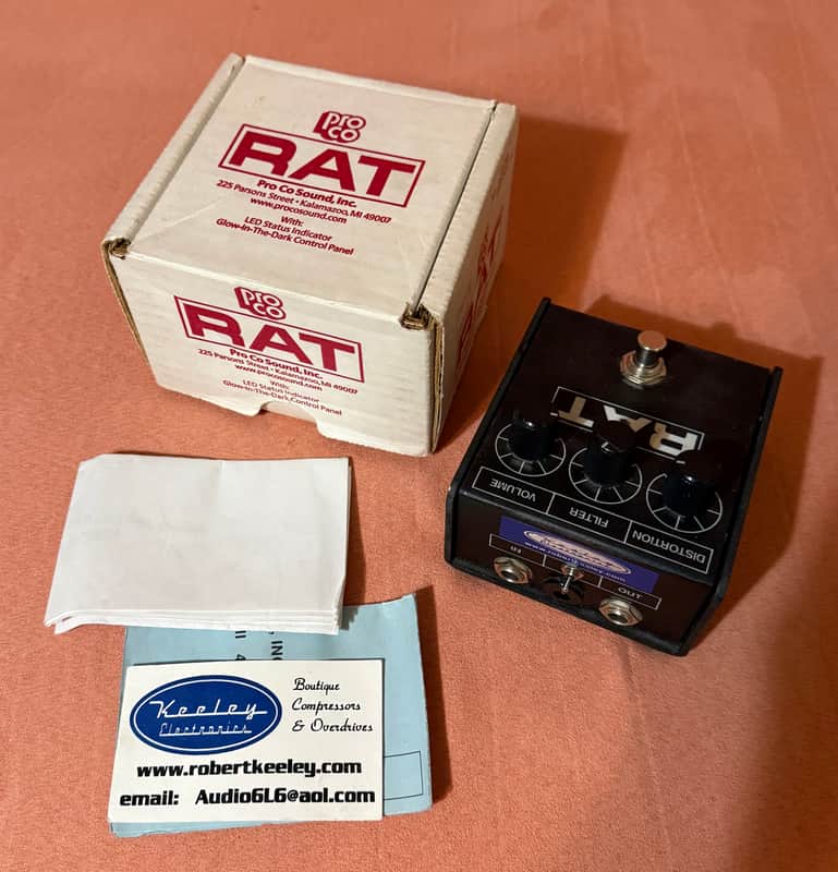 Keeley ProCo RAT 2 with 3-Way Mod 2010s - Black image 1
