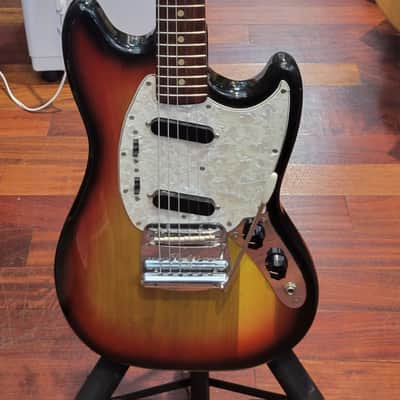 Fender Mustang Electric Vintage with Original Case All Original 1973 - Sunburst image 2