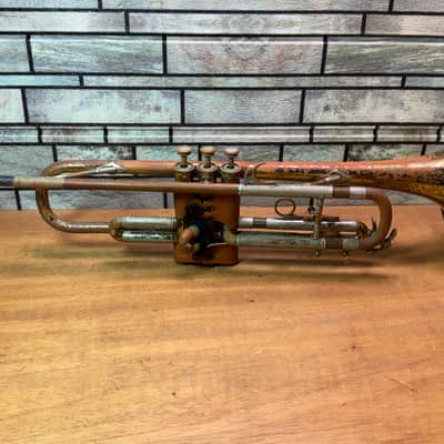 Antoine Courtois Brevete Trumpet Natural Relic with Case image 19